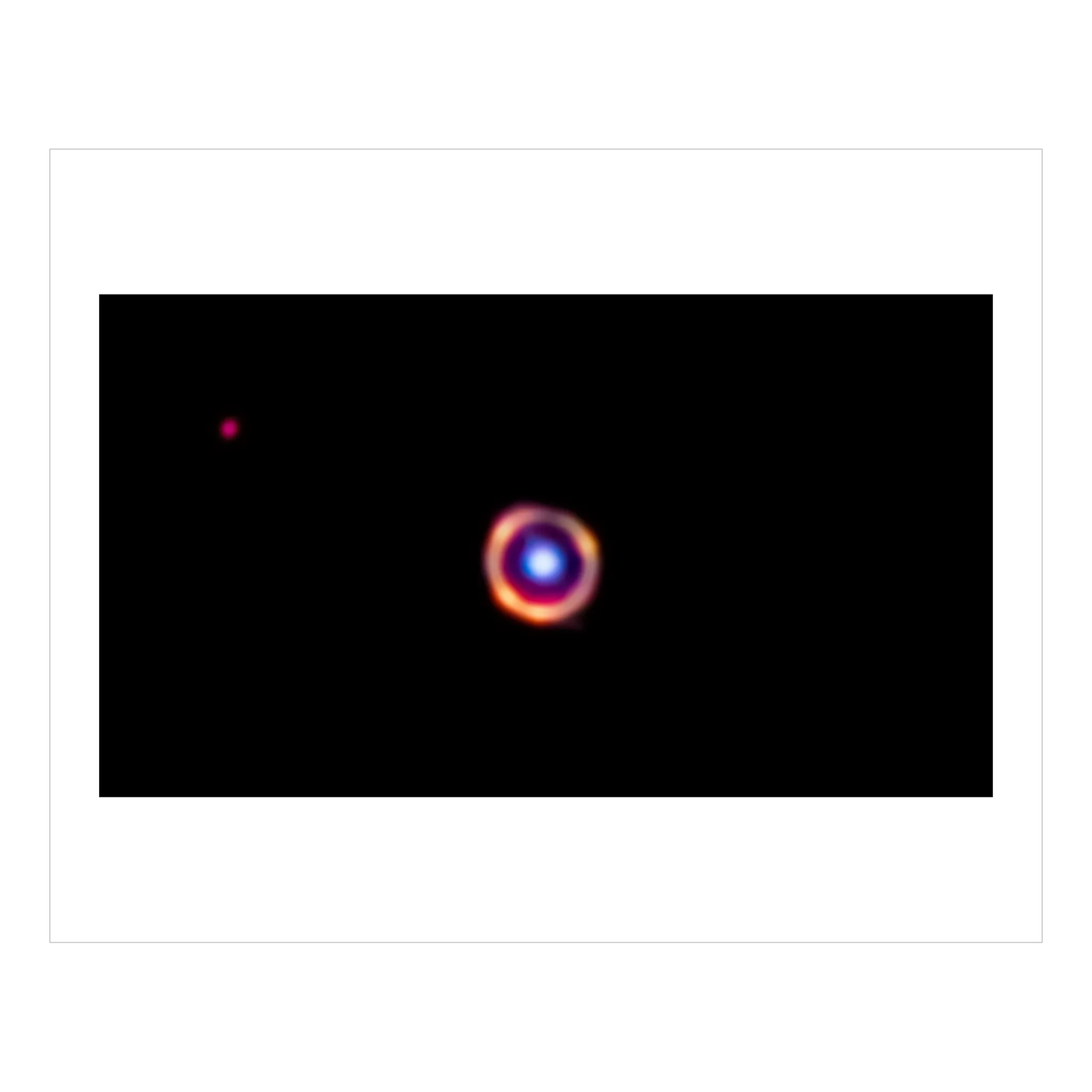 Einstein Ring of a Galaxy 12 Billion Light Years Away