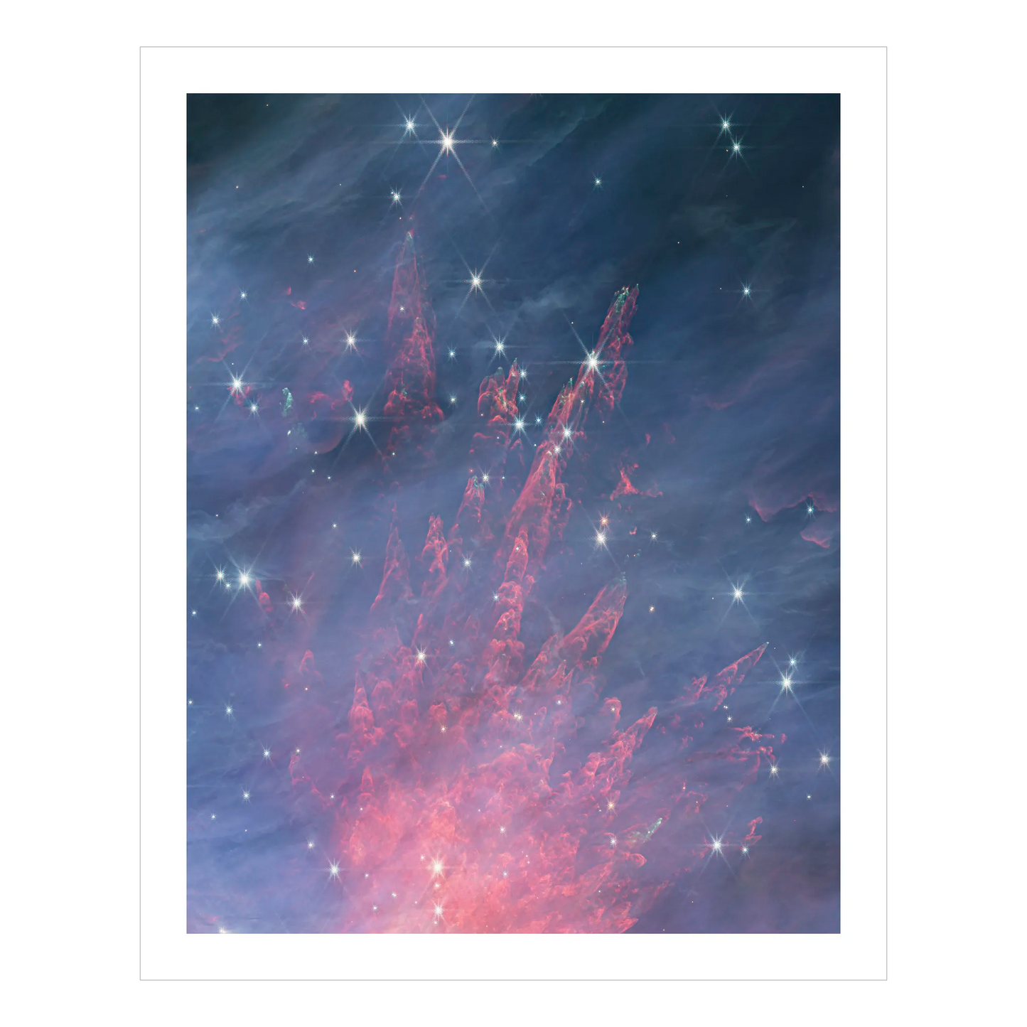 Orion Nebula's Red "Fingers"