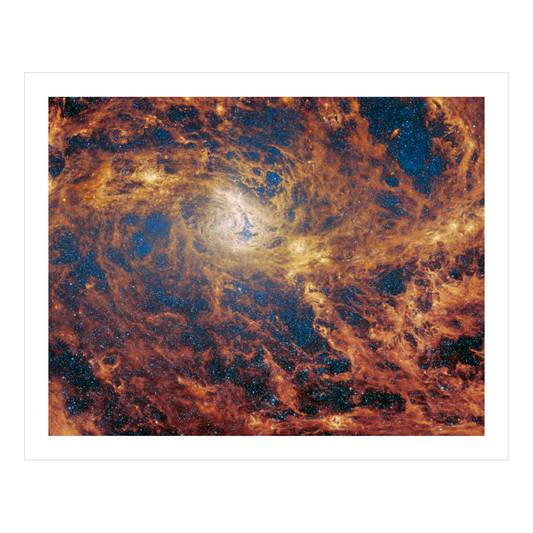 Spiral Galaxy M83 (MIRI image) - section