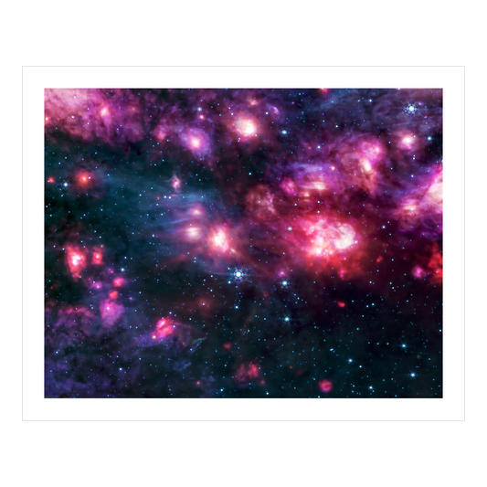 The Star Factory of Sagittarius B2 (MIRI image) - section