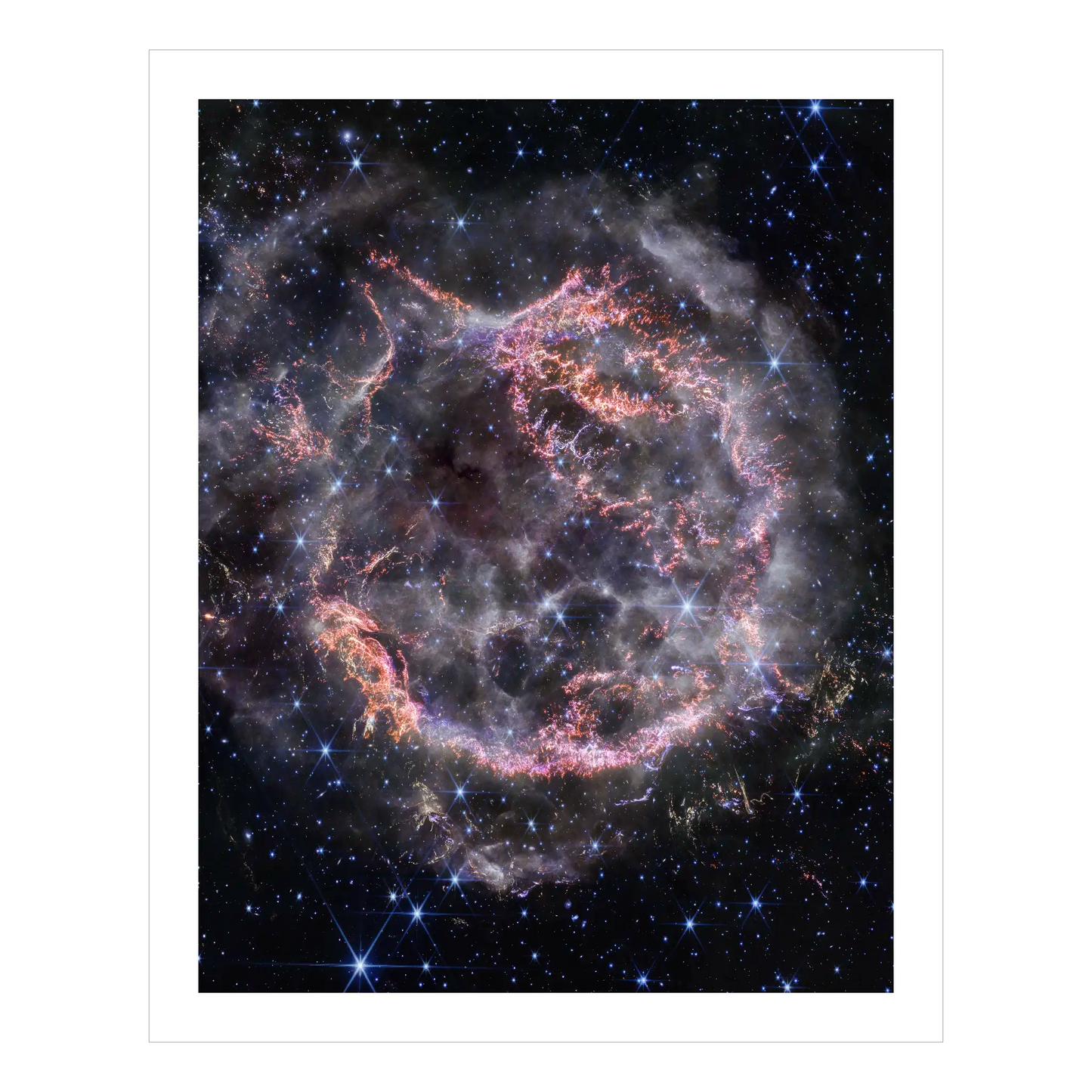 Supernova Remnant Cassiopeia A (NIRCam image)