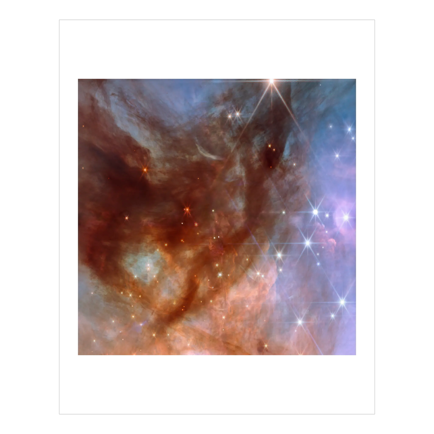 Flame Nebula in the Orion Molecular Cloud