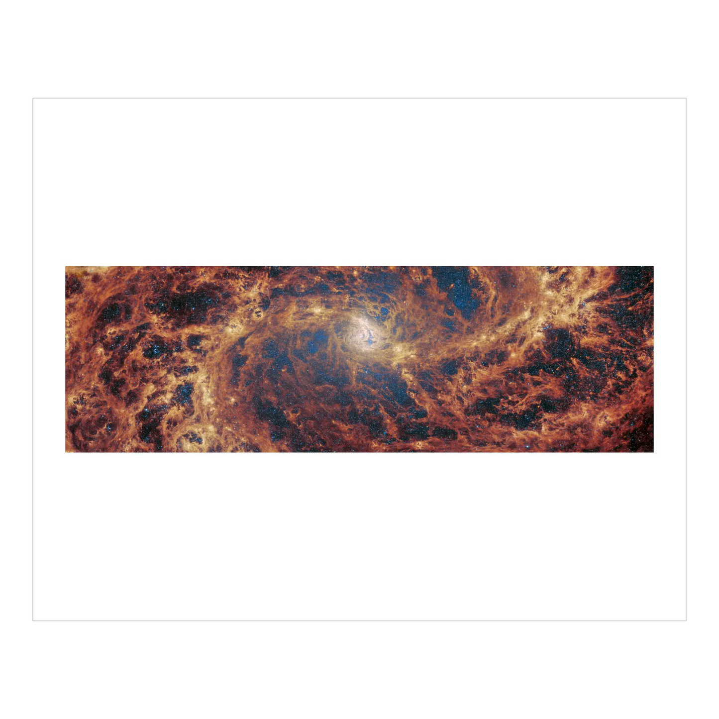Spiral Galaxy M83 (MIRI image)