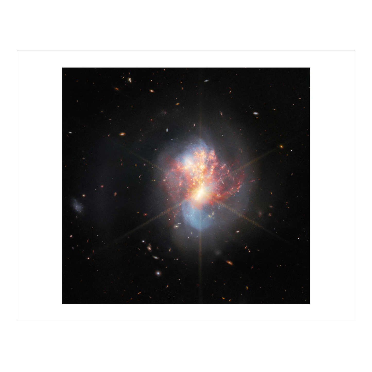 Two Galaxies Merging