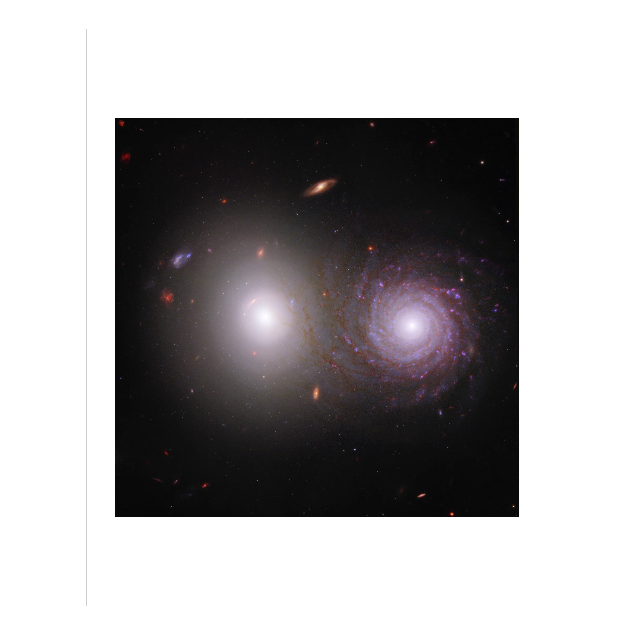 hubble galaxies pair