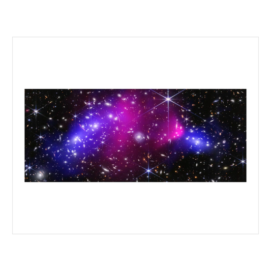 The Bullet Cluster (Webb & Chandra composite)