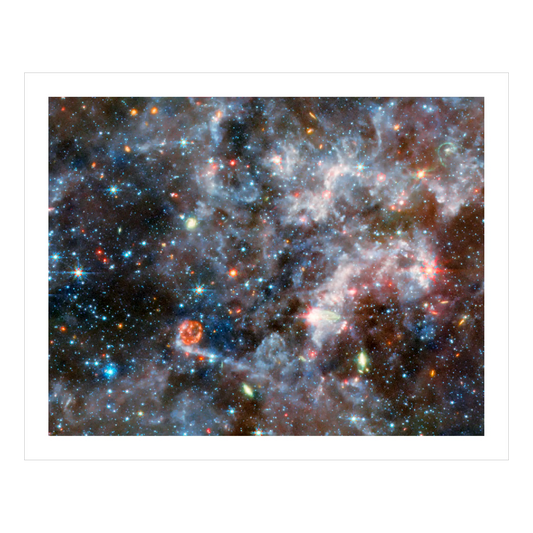 Galaxy NGC 6822 (MIRI image) - Section