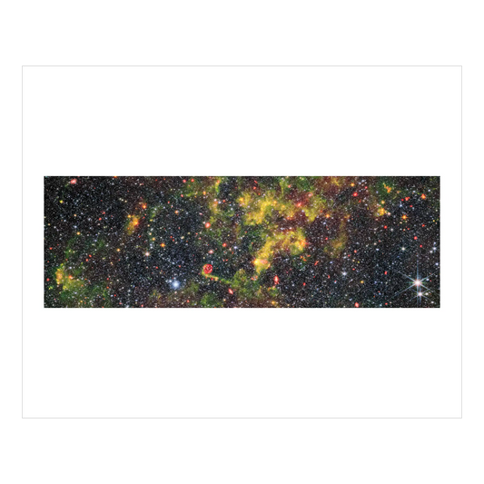 Galaxy NGC 6822 (NIRCam & MIRI combined)
