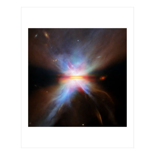 Dusty Wisps of a Planet-Forming Disc (IRAS 04302) - closer view