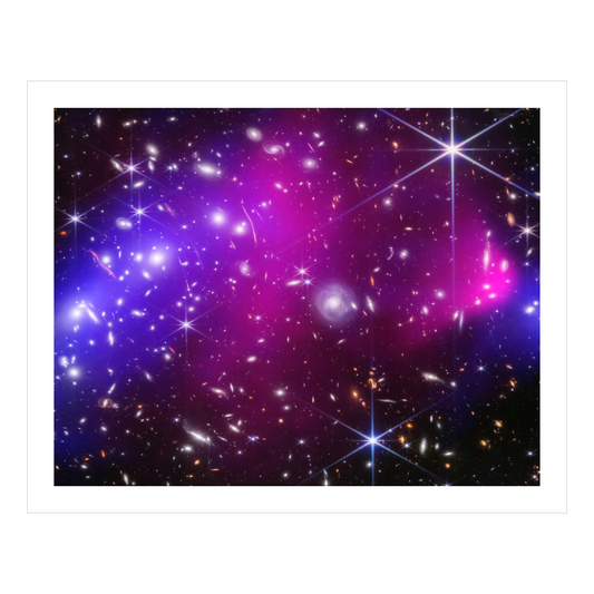 The Bullet Cluster (Webb & Chandra composite) - section