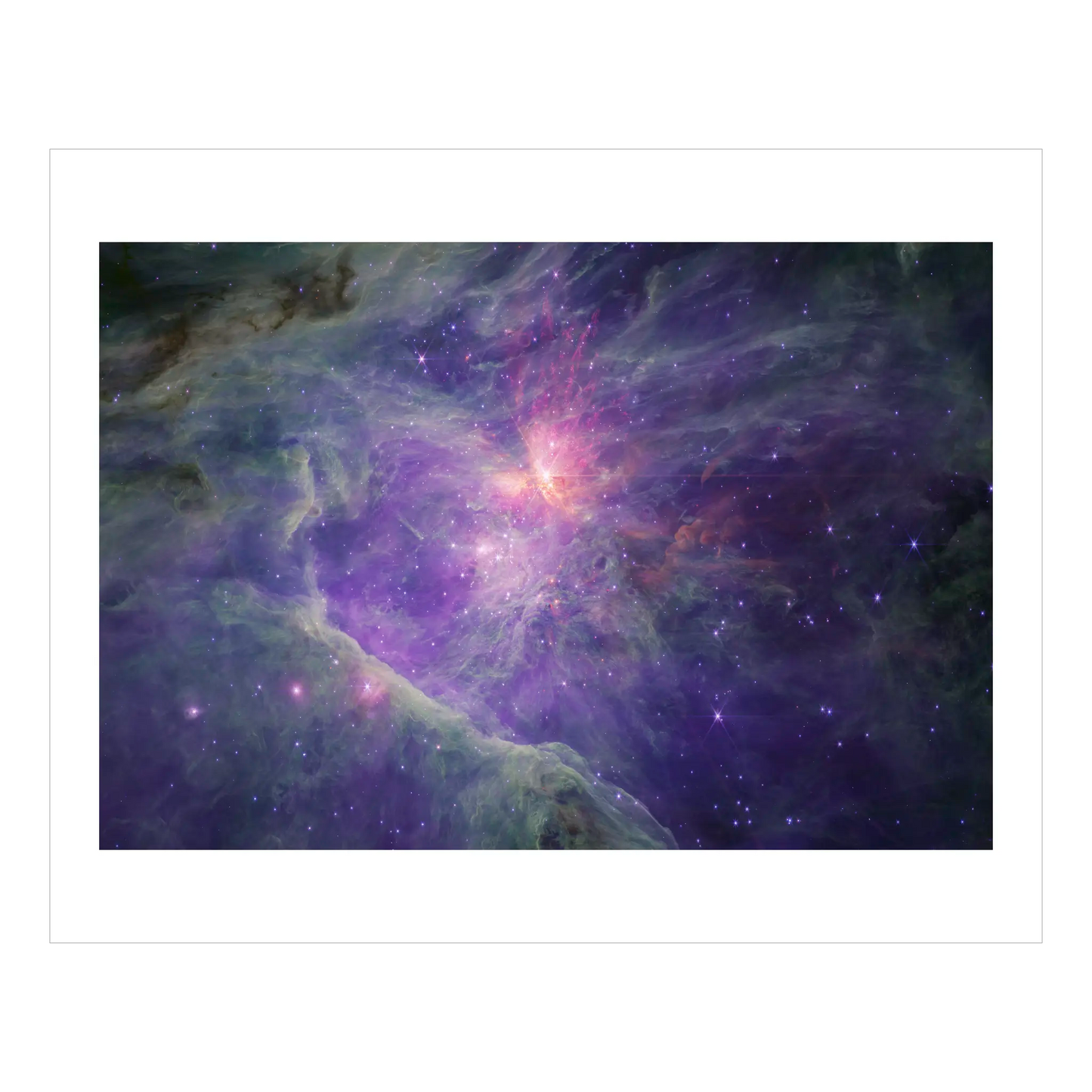 Orion Nebula Mosaic (Long-wavelength NIRCam)