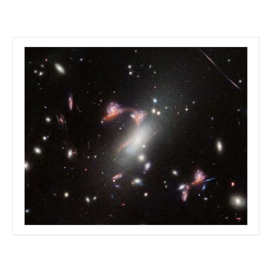 Lensed Question Mark Galaxy (NIRCam)