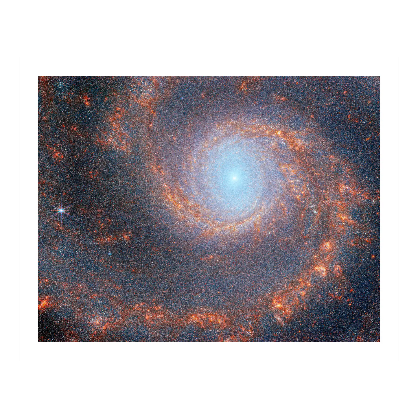Spiral Galaxy M51 (NIRCam) - section