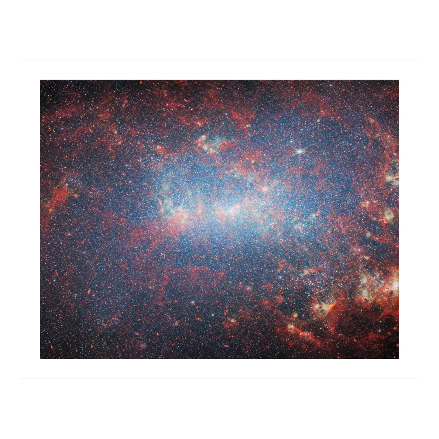 Dwarf Galaxy NGC 4449 (NIRCam) - Section A