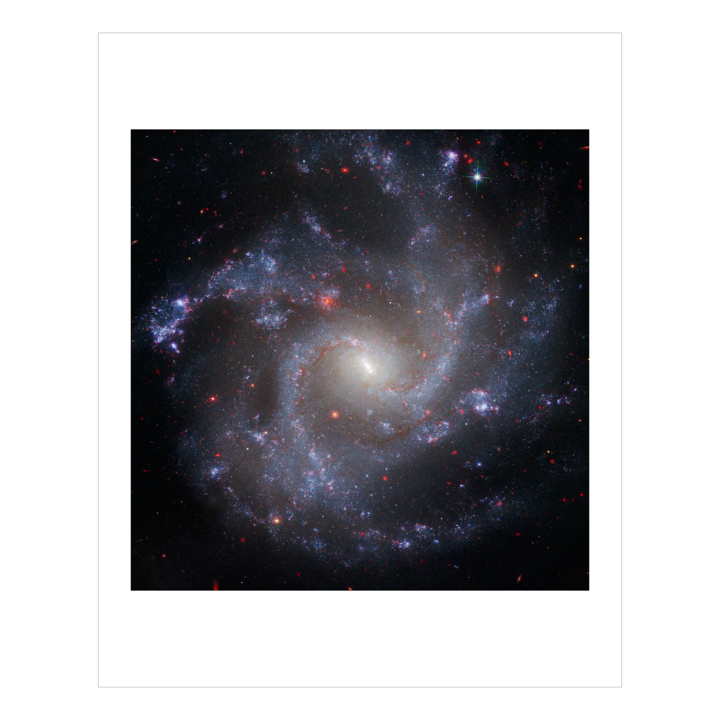 Cepheid Host Galaxy NGC 5468 (Webb & Hubble composite)