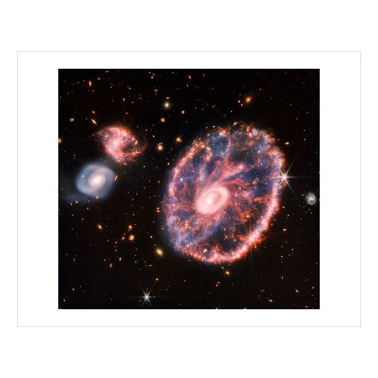 Cartwheel Galaxy - NIRCam and MIRI Composite