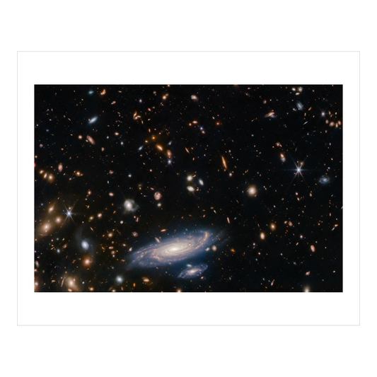 Spiral Galaxy LEDA 2046648 Amongst Many